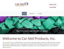 Tablet Screenshot of car-melproducts.com